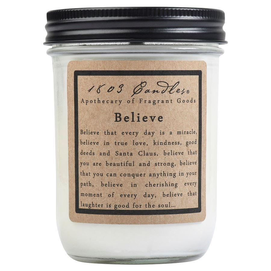 BELIEVE SOY 1803 CANDLE