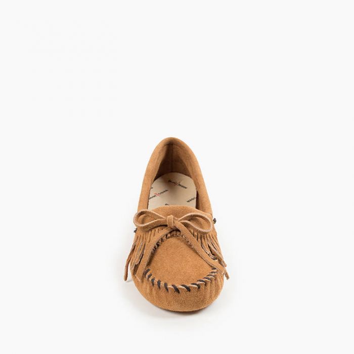Kilty Softsole Taupe Moccasin - Womens