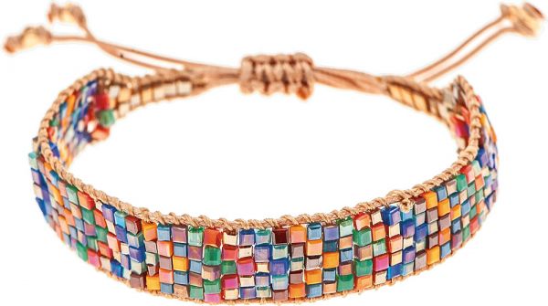 Rainbow Multicolored Woven Bracelet