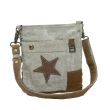 Leather Star Cross Body Bag
