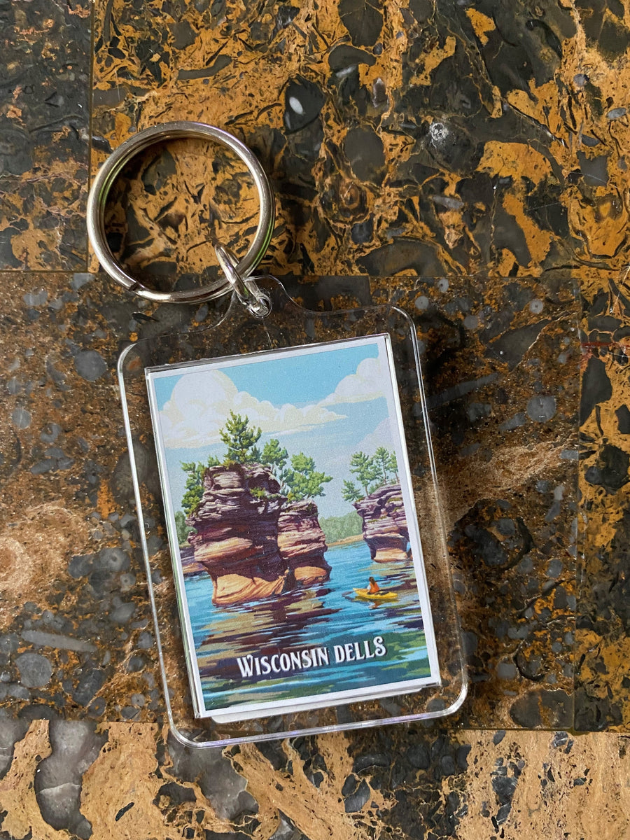 Keychain Sugar Bowl Winnebago Gift Shop