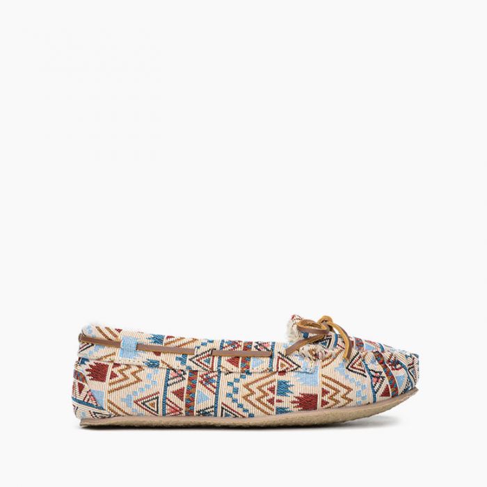 Cally Patterned Womens Moccasins