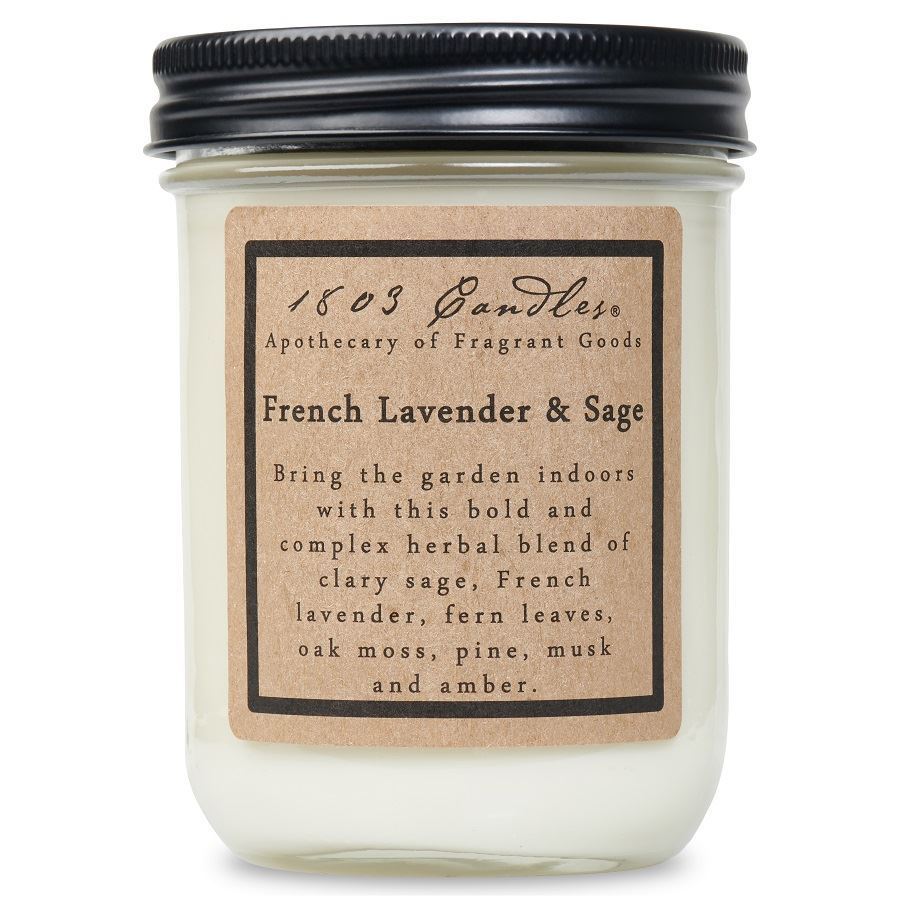 
            
                Load image into Gallery viewer, FRENCH LAVENDER &amp;amp; SAGE SOY 1803 CANDLE
            
        