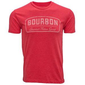Tee - Bourbon America's Native Spirit Red
