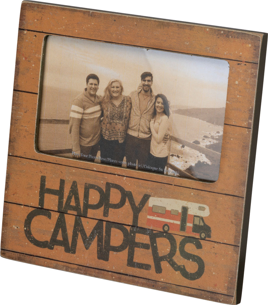 Happy Campers Plaque Frame