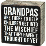 Grandpas Box Sign - 27218