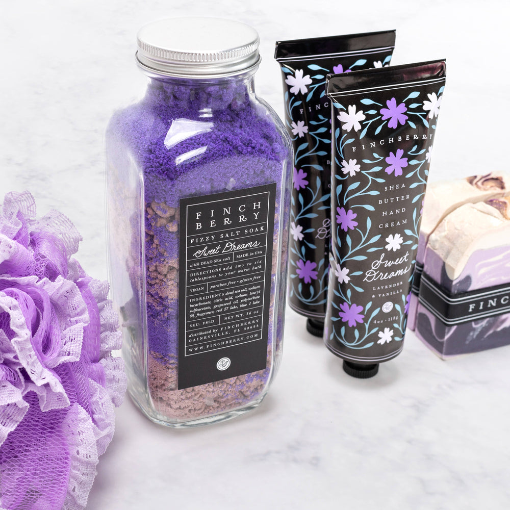 Bar Soap, Handmade Vegan - Sweet Dreams Lavender Scented Gluten-Free