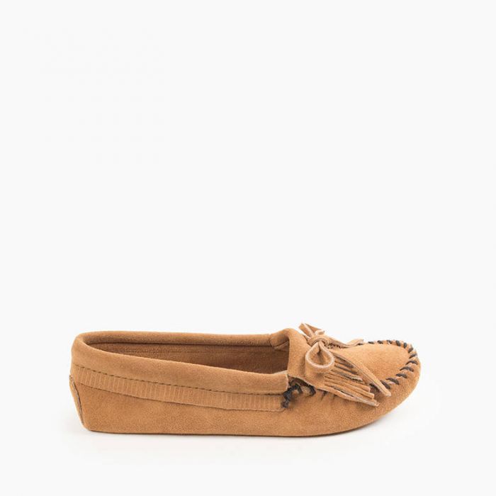 
            
                Load image into Gallery viewer, Kilty Softsole Taupe Moccasin - Womens
            
        