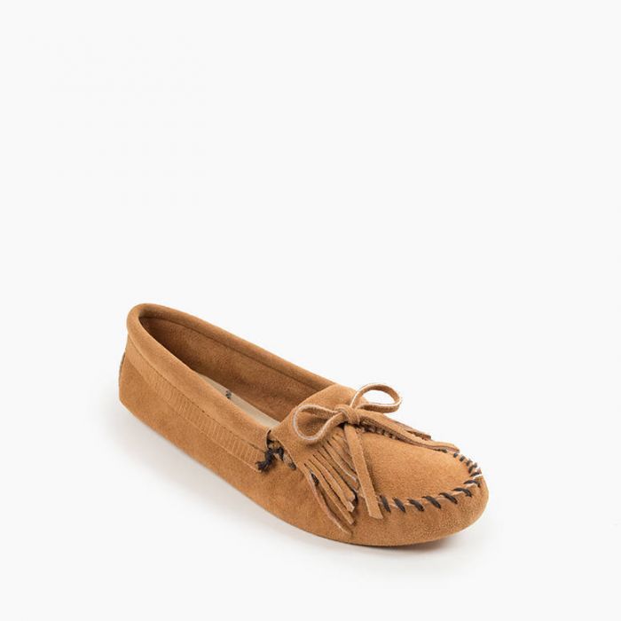 Kilty Softsole Taupe Moccasin - Womens