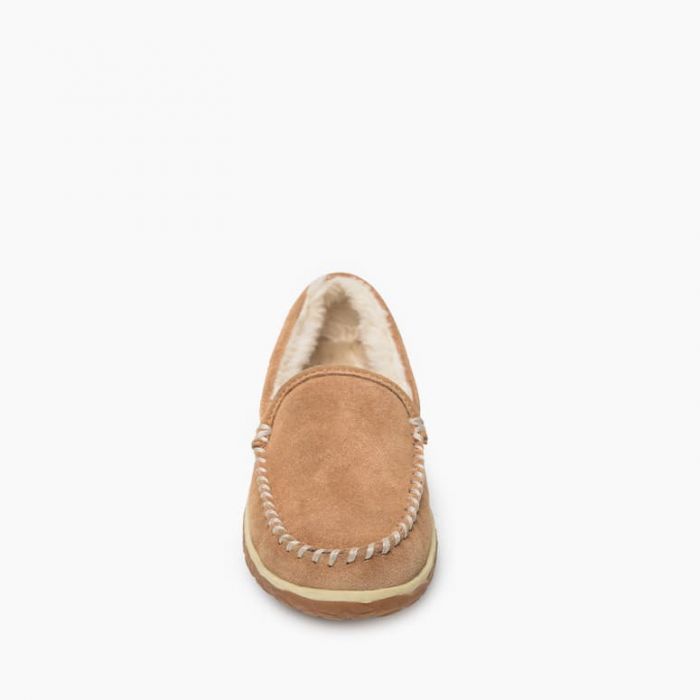 Womens Tempe Slip On Moc Fur-Lined