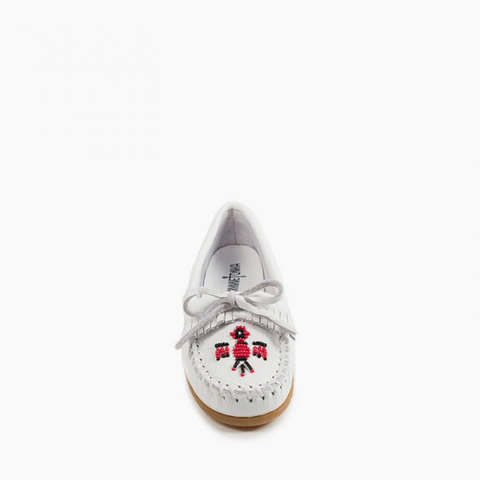 Thunderbird II Moccasin Women White Smooth Leather