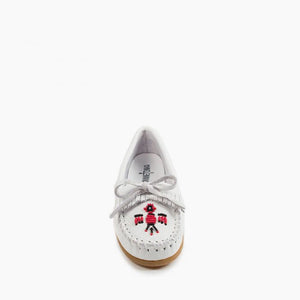 Thunderbird II Moccasin Women White Smooth Leather