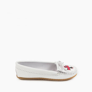 Thunderbird II Moccasin Women White Smooth Leather