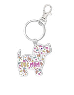 Dog Mom Puppy Love Key Ring