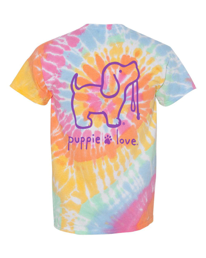 Tie Dye Puppy Love Tee