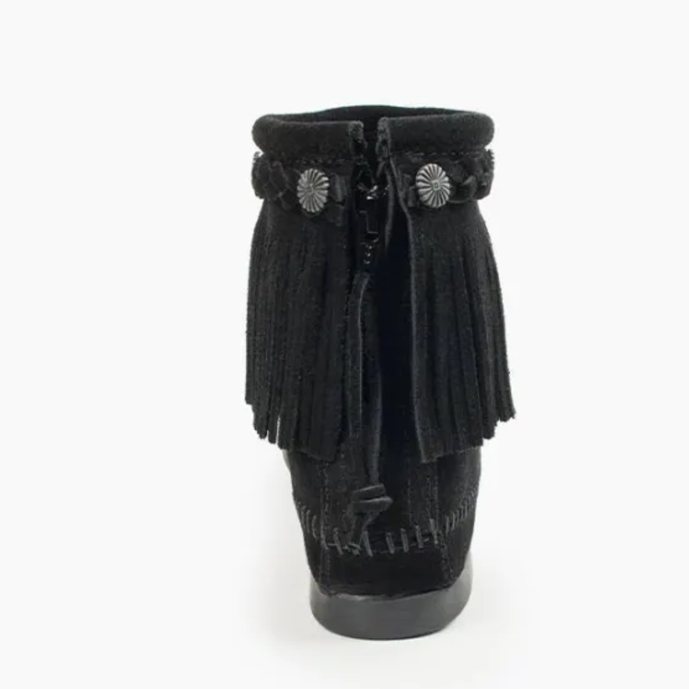 Womens High Top Back Zip Boot