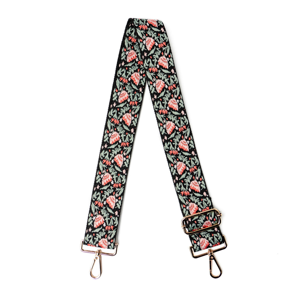 
            
                Load image into Gallery viewer, KEDZIE Interchangeable Bag Strap - Rosewood Floral
            
        