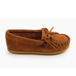 Kids Kilty Hard Sole Moc - BROWN