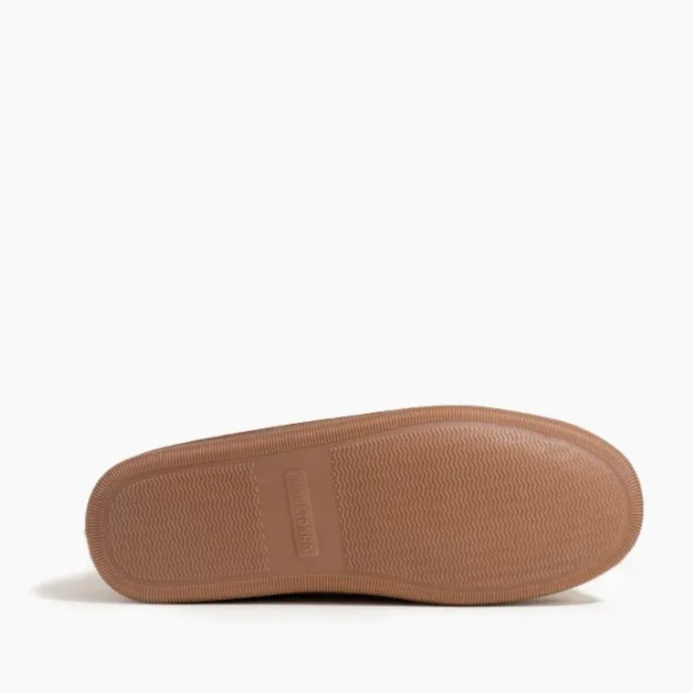 Mens Pile Lined Hard Sole Moc