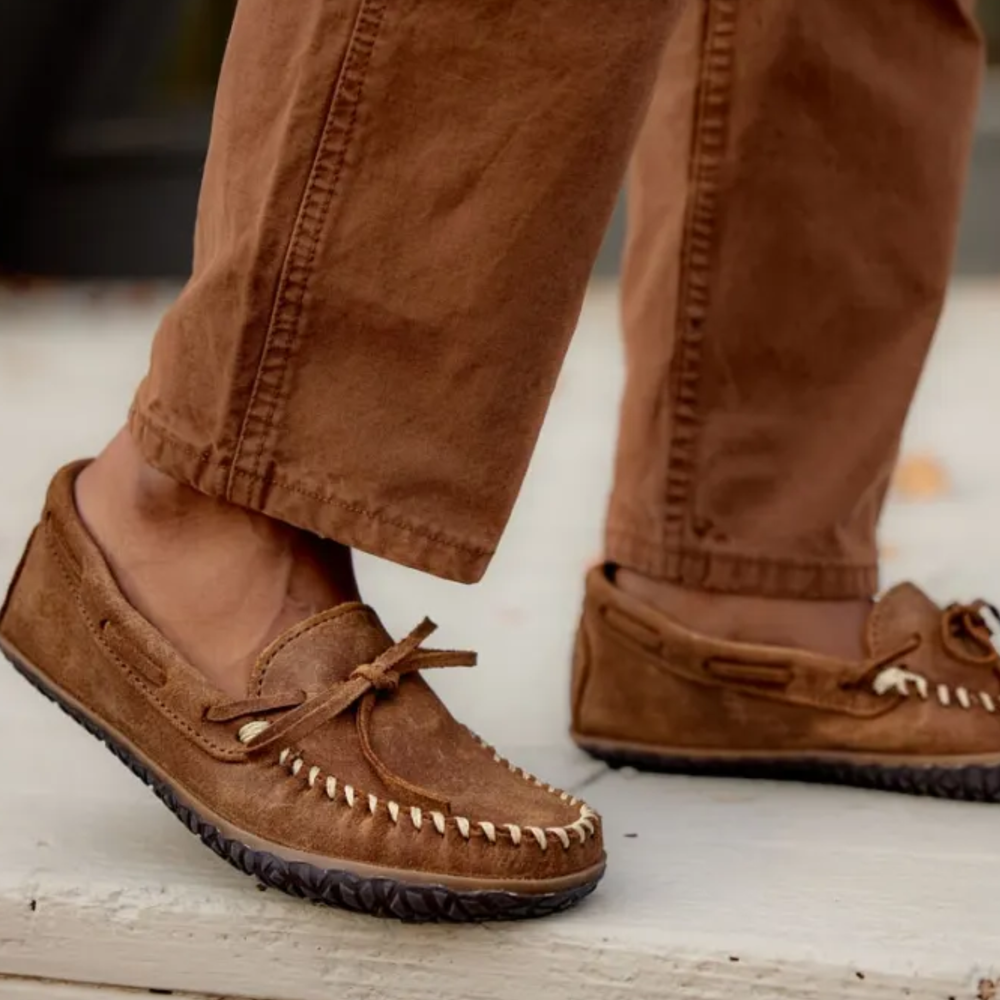 Mens Tie Tread Moccasin