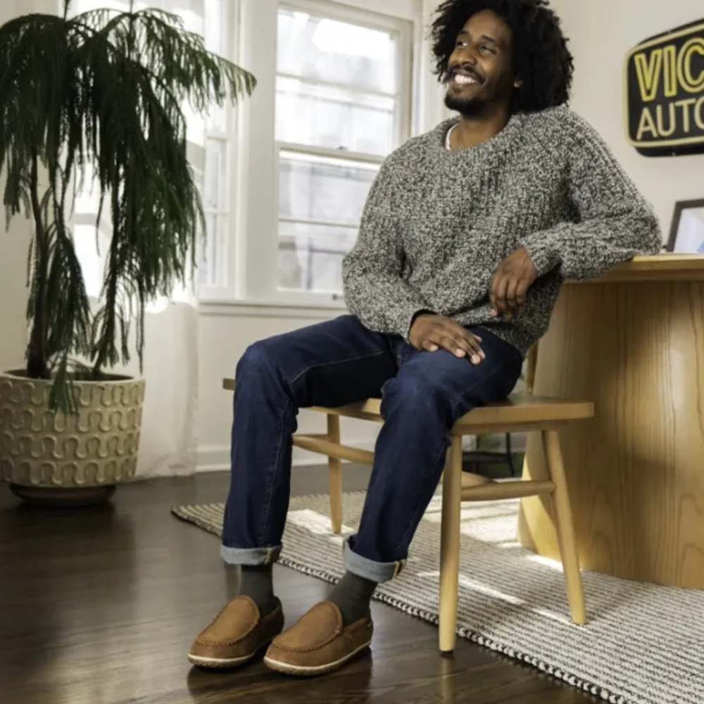 Mens Tilden Moc, Fur or Fleece Lined