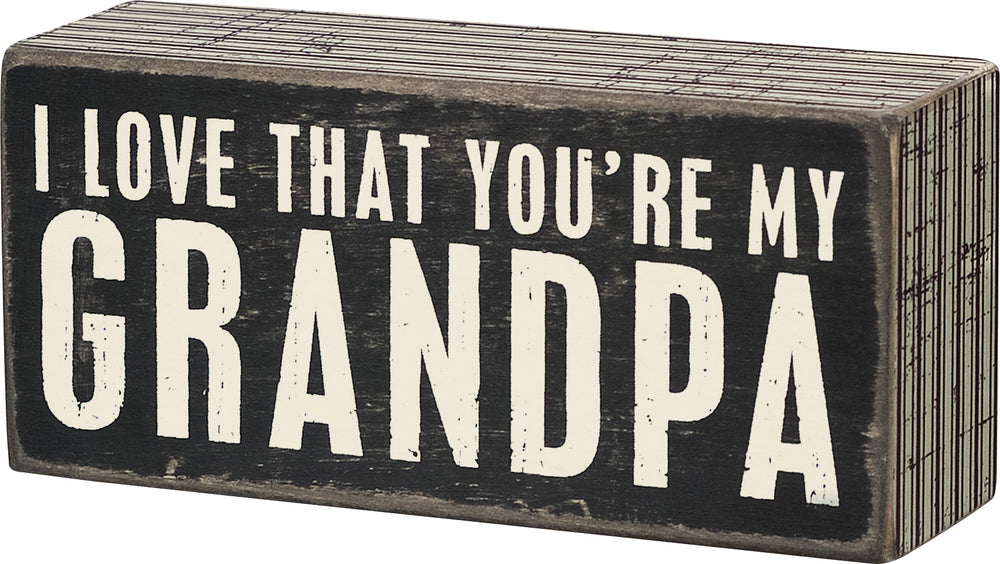 My Grandpa Box Sign - 21315