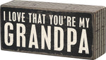 My Grandpa Box Sign - 21315