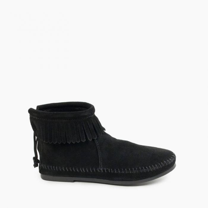 Back Zip Hardsole Boot