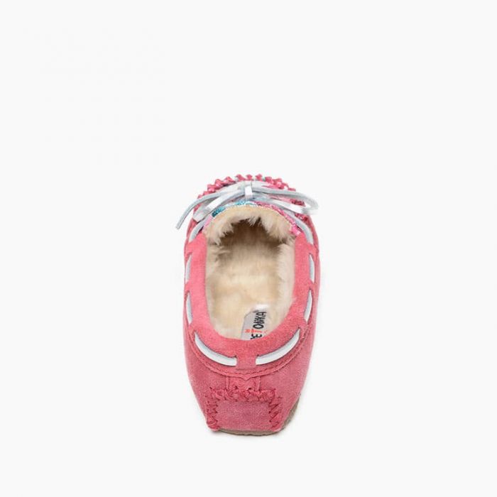 Kids Cassie Fur-Lined Moccasin