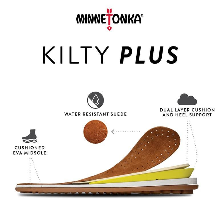 Kilty Plus Womens Moccasins
